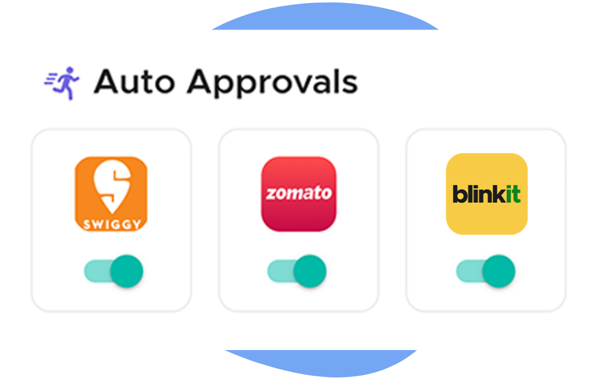 Auto approvals for delivery platforms