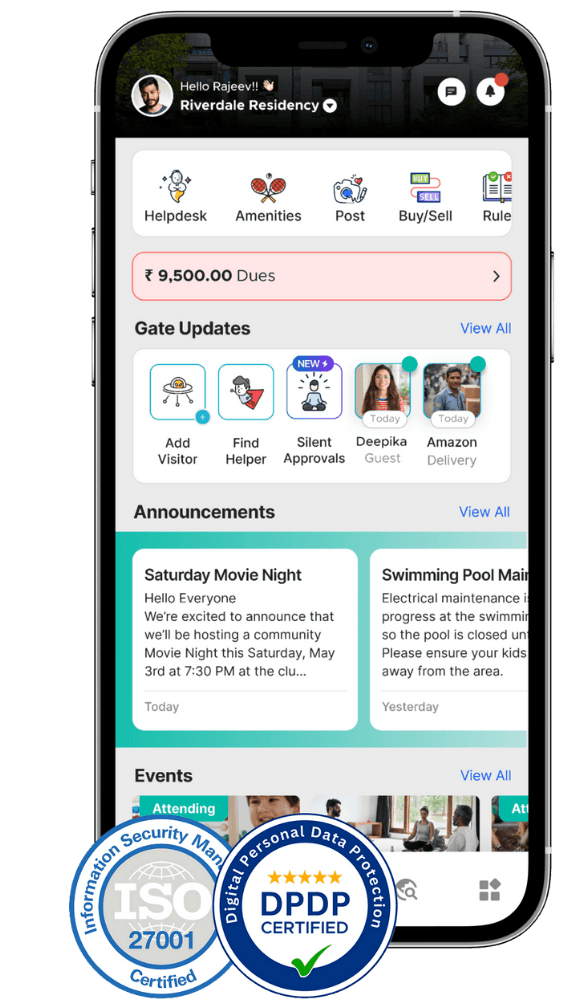 ADDA App with DPDP and ISO certifications