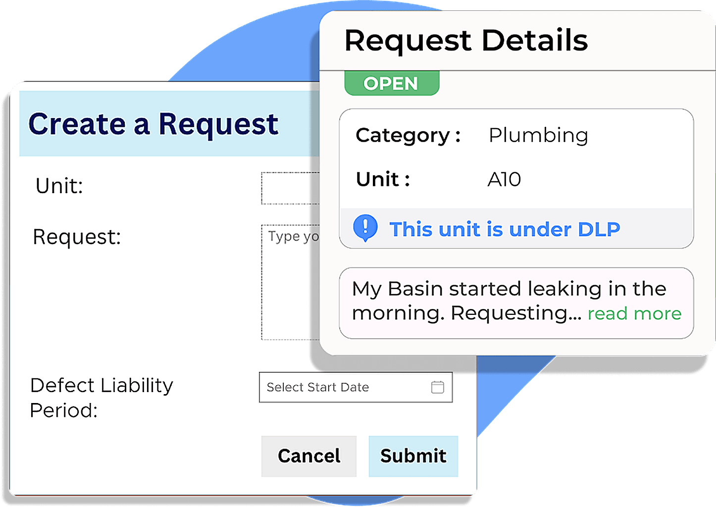 DLP tracking with request details