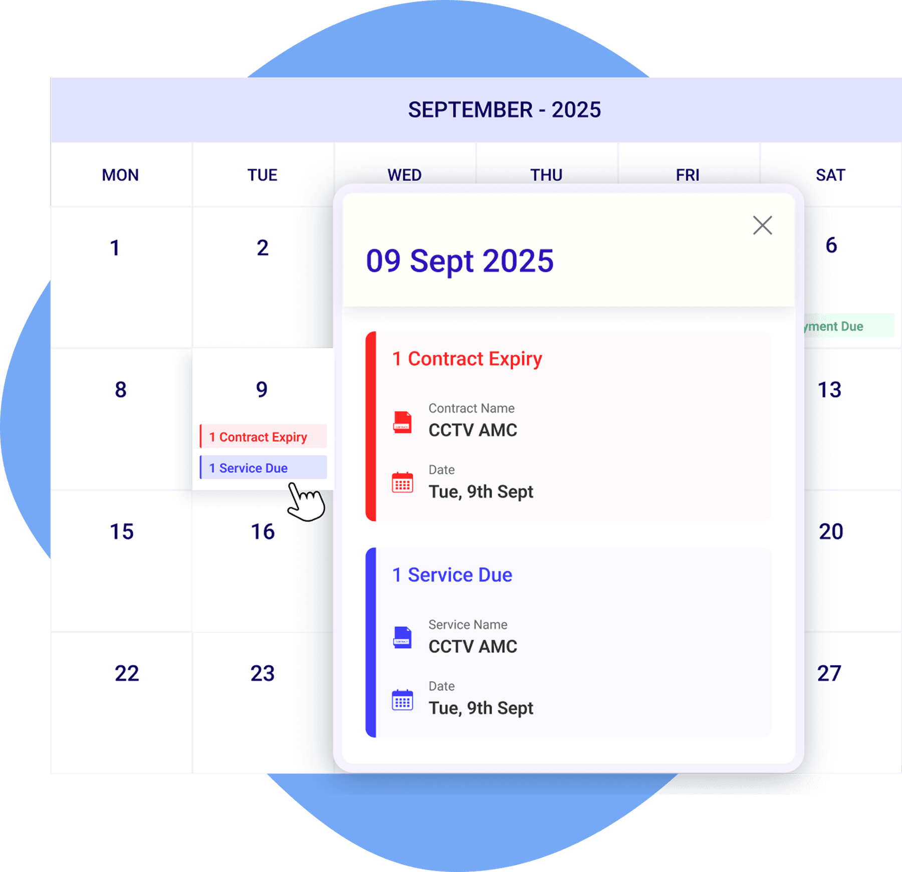 ADDA Assets & AMC Management dashboard
