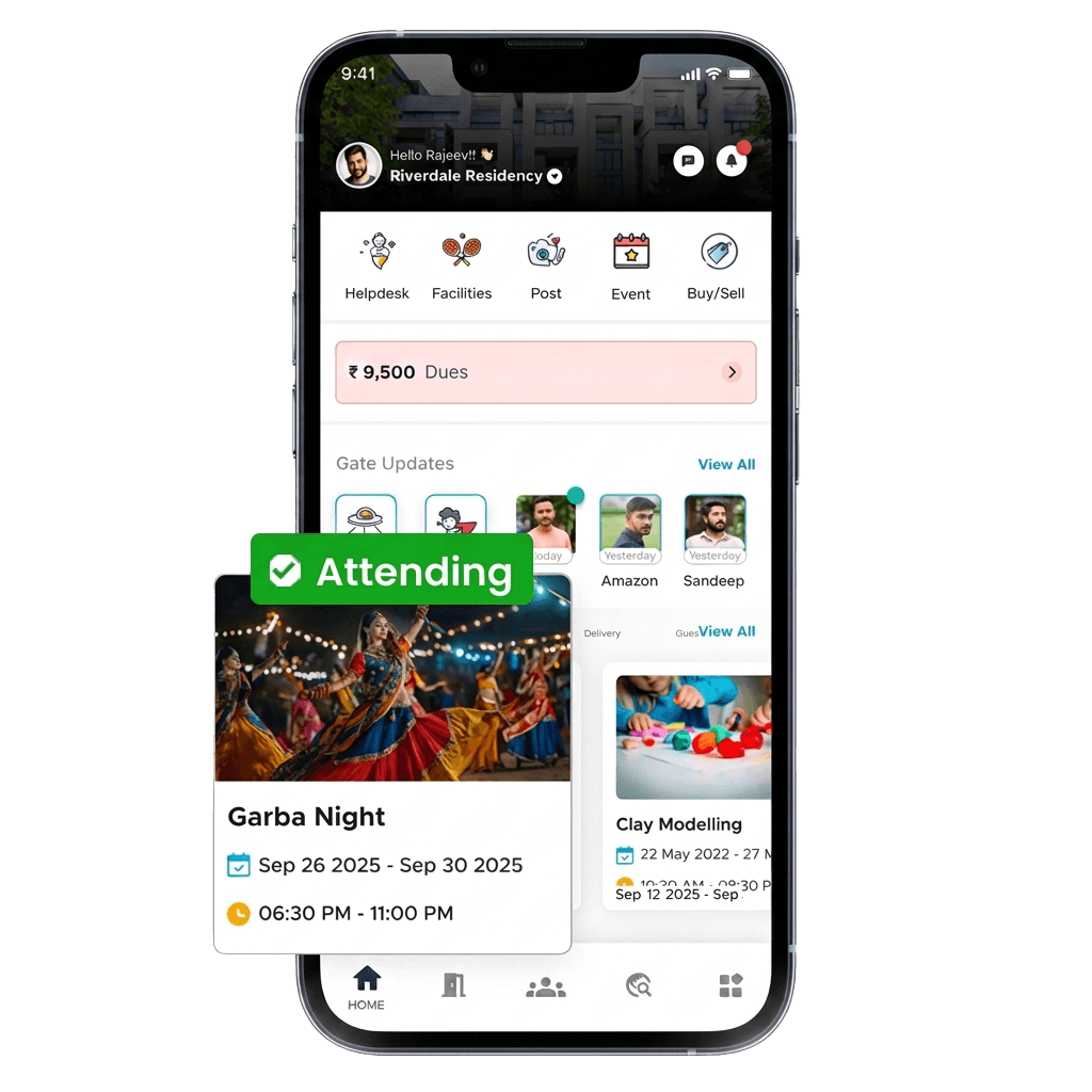 Dedicated Events Feed Inside the App