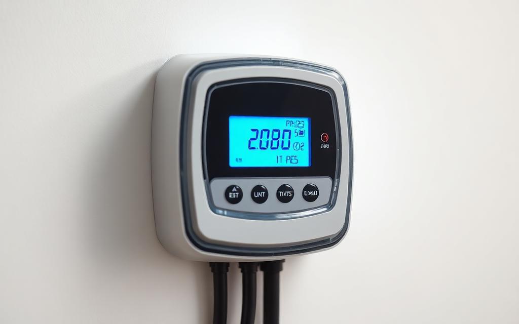 Prepaid electricity smart meter with digital display