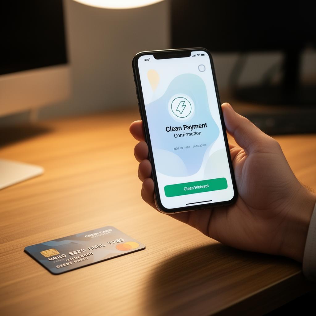 Mobile payment with card on a smartphone